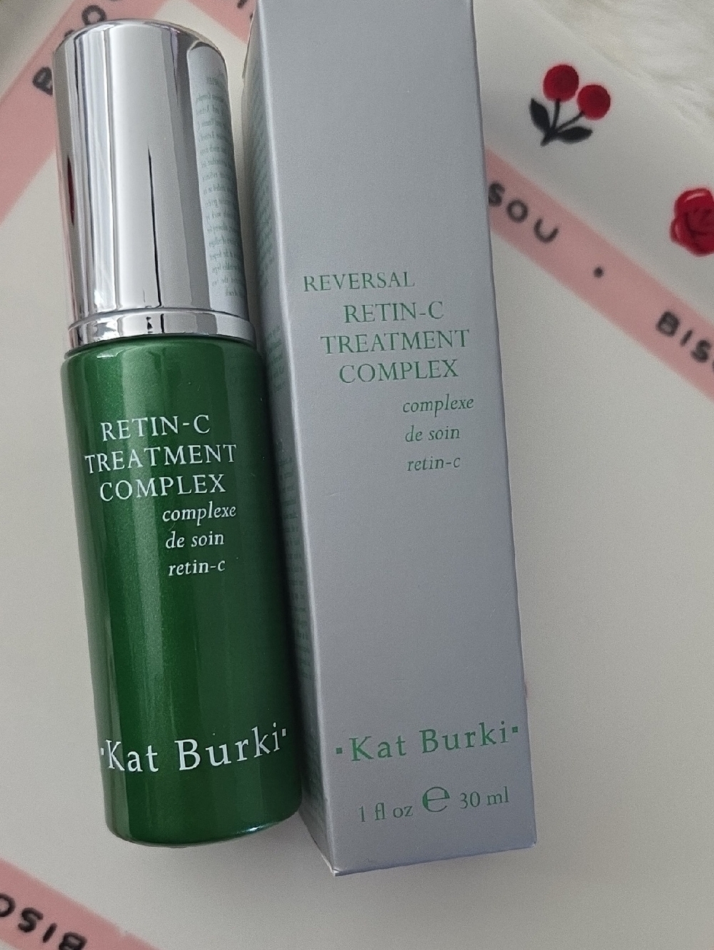 Kat Burki Retin-C Treatment Complex - Green Serum Bottle